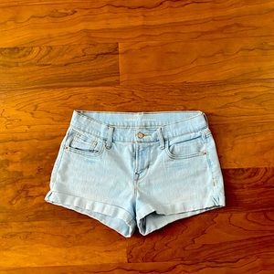 Old Navy Boyfriend Light Wash Shorts